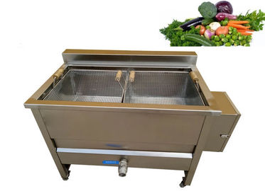 Équipement de blanchiment de légume à échelle réduite, machine de blanchiment de pomme de terre semi automatique