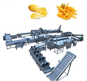 304 pommes chips automatiques de SUS faisant à machine la friteuse continue pour des pommes chips