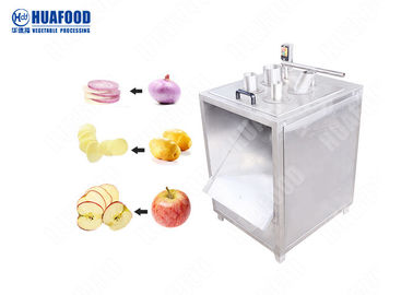 Chaîne de fabrication machine de fruits et légumes automatiques de découpage en tranches de pommes chips de 1.5KW
