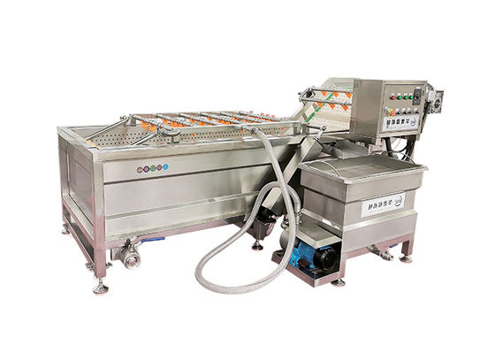 Machine à laver végétale ultrasonique de 2500MM 500kg/H SS304