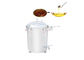 Réduisez la machine de filtre à huile de nourriture du contenu d'huile 1.5KW/380V