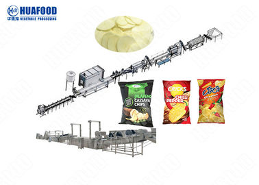 La ligne de production à la machine de pommes chips étend des frites faisant à machine la machine de fabrication croquante