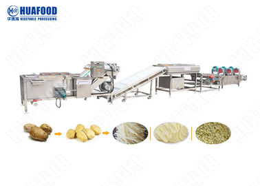 Équipement économiseur d'énergie de transformation de pommes de terre, opération simple d'équipement de nettoyage de légumes
