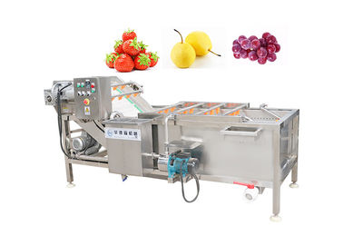 Légume de machine à laver de la bulle SUS304 et porter des fruits machine de nettoyage de la nourriture 500kg/H