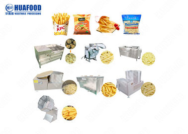 Pomme de terre automatique Chips Crisp Auto French Fries de gel à échelle réduite faisant à machine la petite échelle