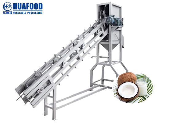 la chaîne de fabrication demi découpeuse des fruits et légumes 380V de noix de coco obtiennent l'eau