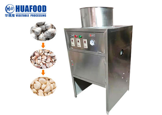Le traitement des denrées alimentaires des produits alimentaires automatique de la machine d'épluchage d'ail 30kg/h usine l'outil de peau d'ail