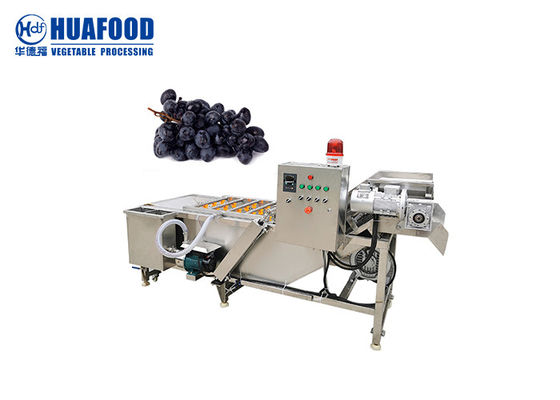 Une machine plus propre de raisin de machine à laver des fruits et légumes SUS304