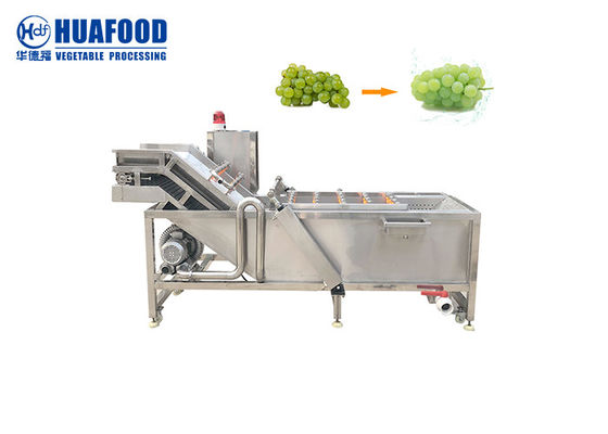 Une machine plus propre de raisin de machine à laver des fruits et légumes SUS304