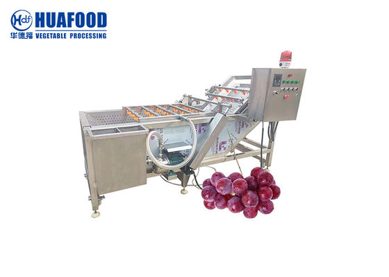 Une machine plus propre de raisin de machine à laver des fruits et légumes SUS304